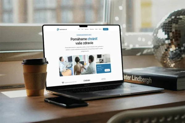 Náhľad web stránky ambulancie GastroCare-JR